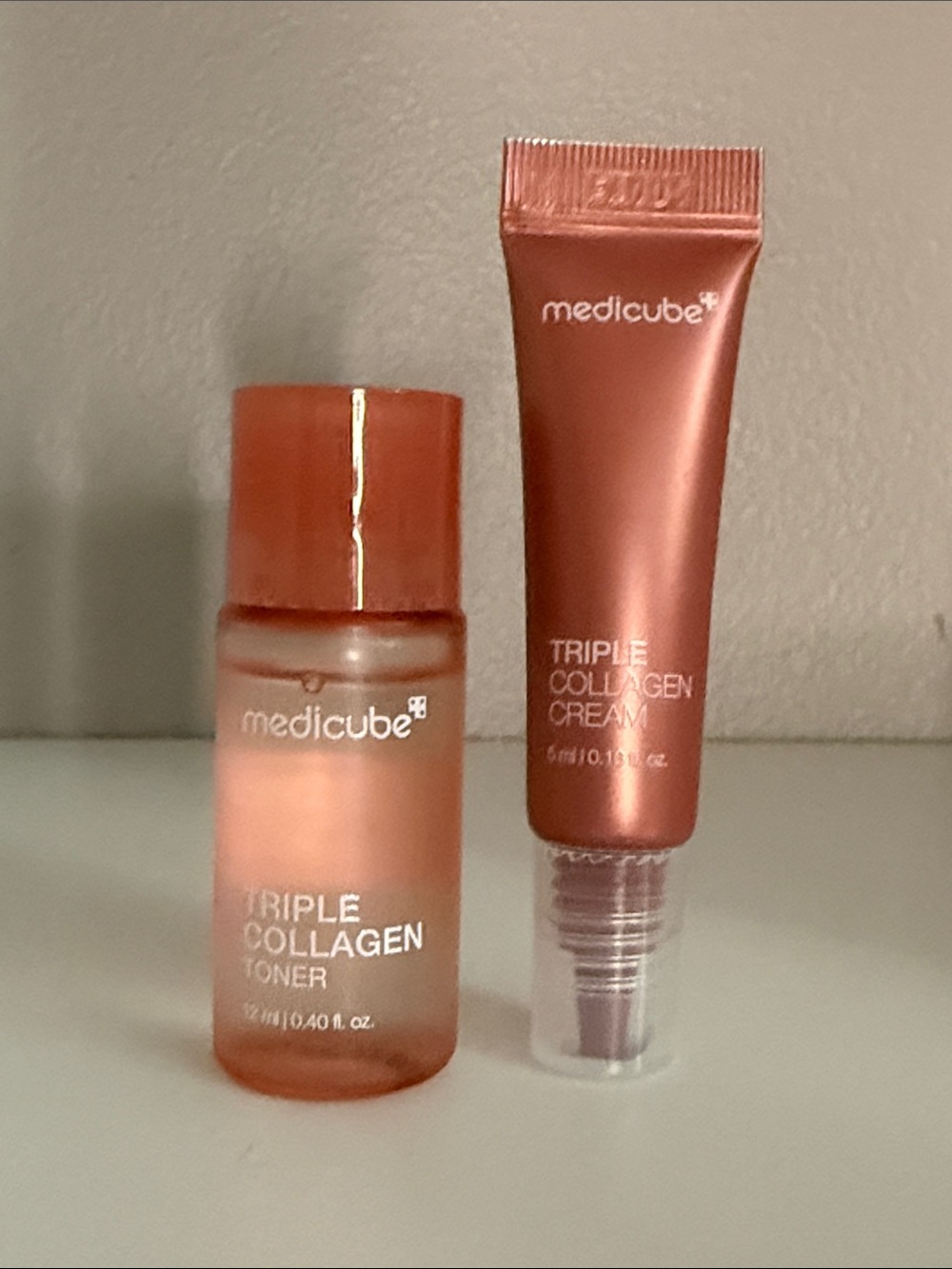 Medicube Triple Collagen Toner & Cream Set (Travel Size)